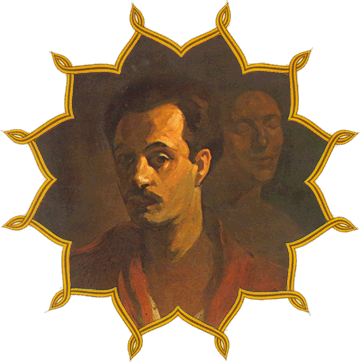 Kahlil Gibran and Mary Haskell Painting by Kahlil Gibran