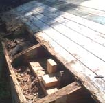 Rotted rafters